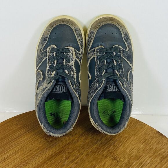 Nike Dunk Low SE TDE Halloween Cauldron Irony Grey Green Size 9C TD DQ6217-001 - Picture 5 of 6
